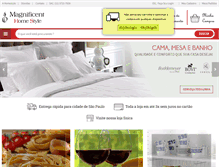 Tablet Screenshot of maghomestyle.com.br
